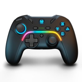 Krom Kayros Gamepad Inalámbrico RGB Bluetooth para PC, Switch, Android y iOS